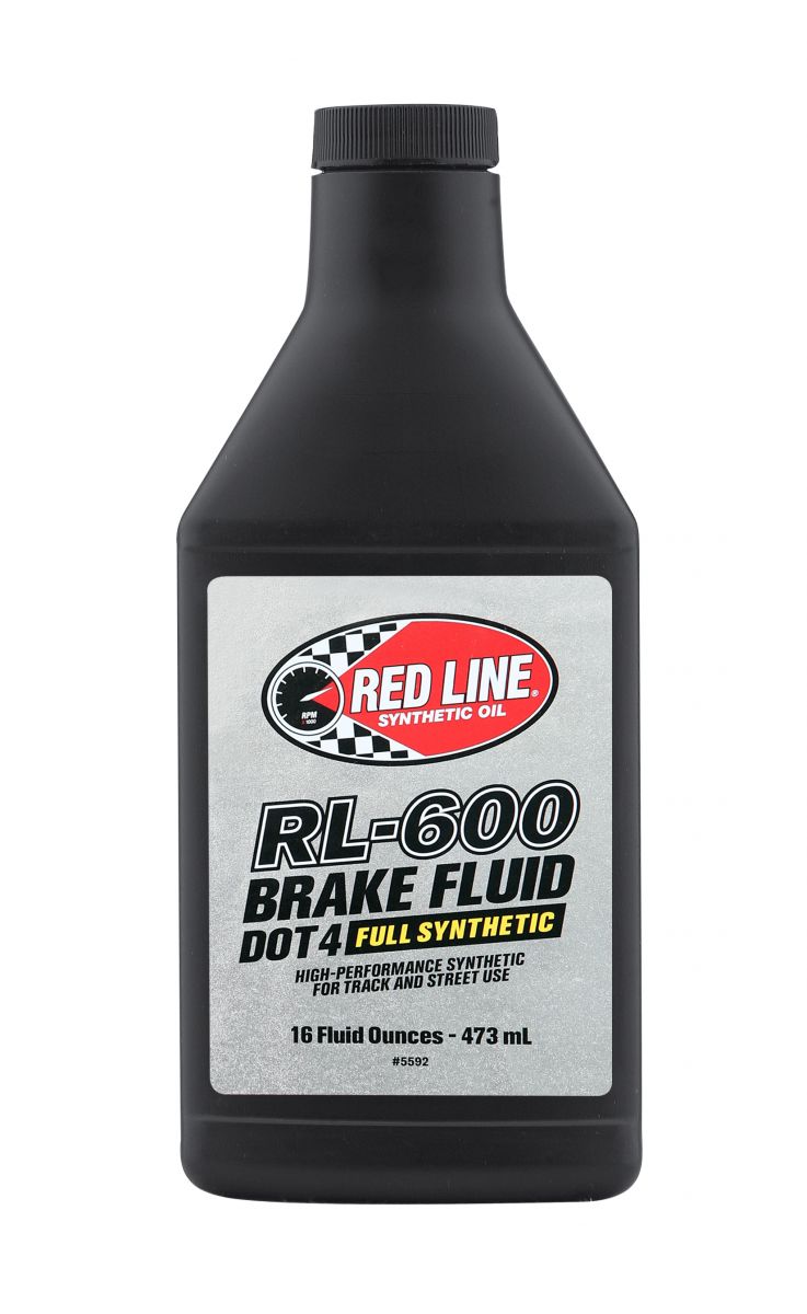 Red Line RL-600 Racing Brake Fluid DOT 4 - 16 oz.