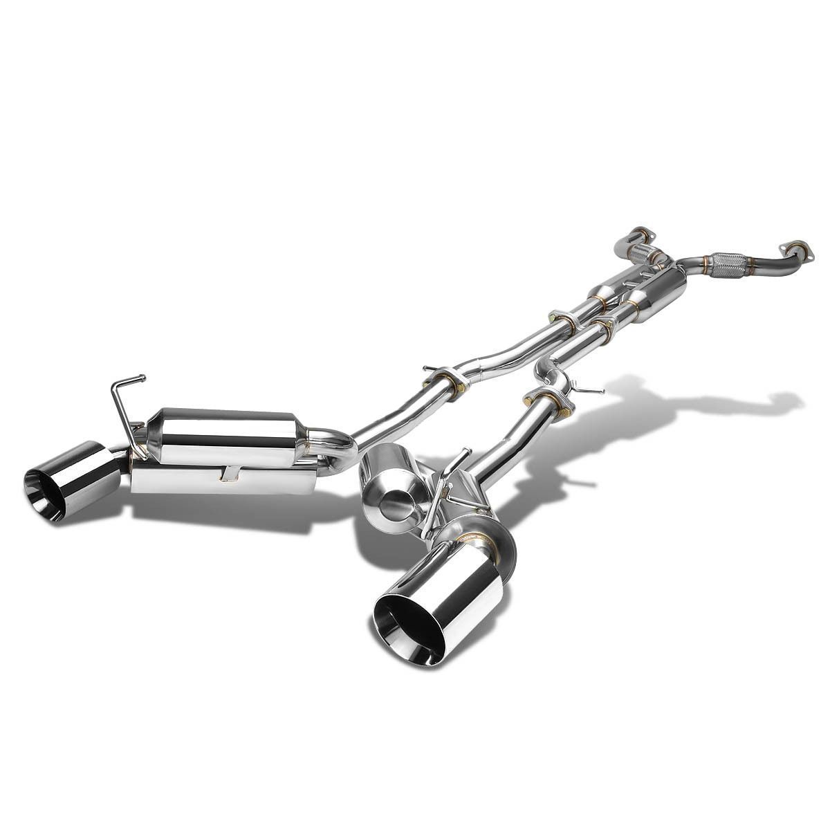 DNA Motoring DNA Stainless Steel Catback Exhaust System - Nissan