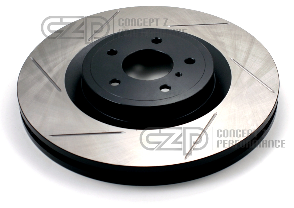 Stoptech 350Z Direct Replacement Rotors, ( w/ Standard Non-Sport Calipers) Slotted - Front Pair, 03-05