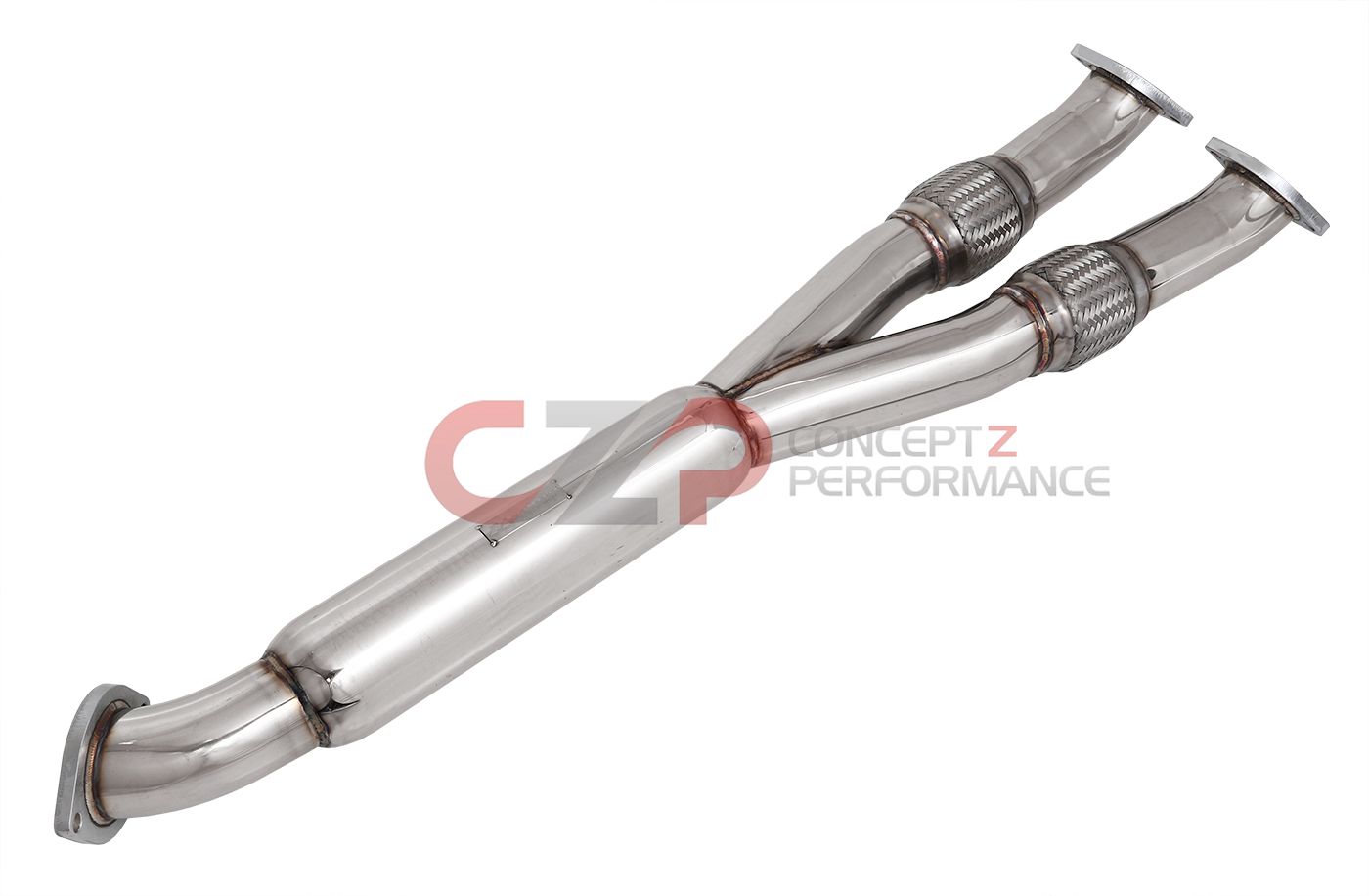 Top Speed Pro-1 Stainless Steel 3" 76mm Mid-Pipe, Resonated - Nissan GT-R 09+ R35