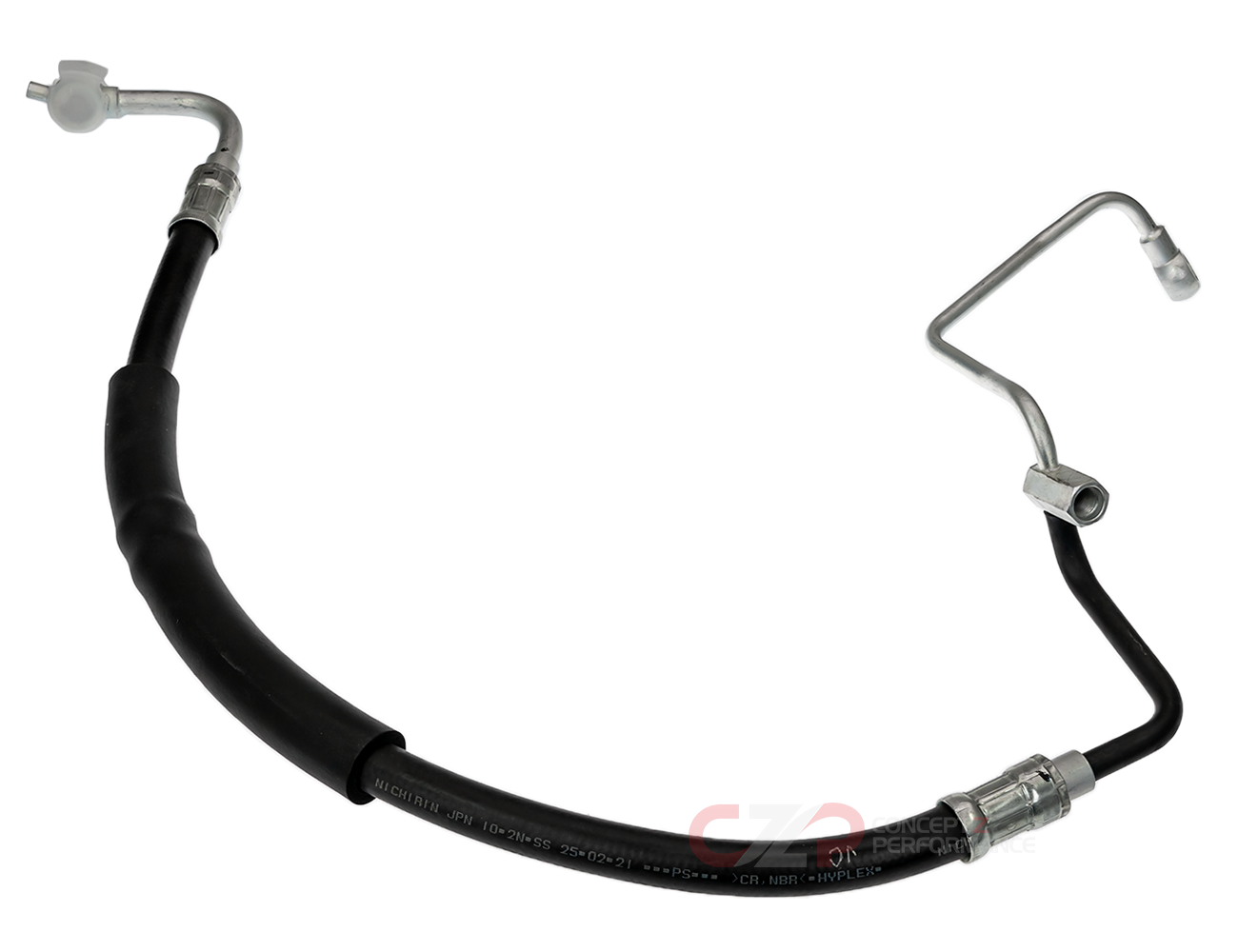 Nichirin Japan OEM High Pressure Power Steering Hose, Pump to Rack, Nissan 300ZX 90-96 Non-Turbo NA / 94-96 Twin Turbo TT Z32