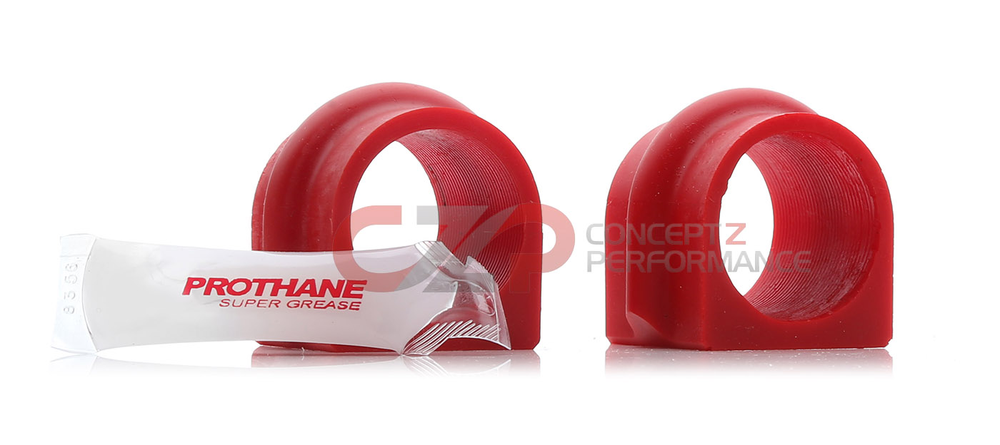 Prothane Front Sway Bar Bushing Kit, 34mm Red - Nissan 350Z / Infiniti G35