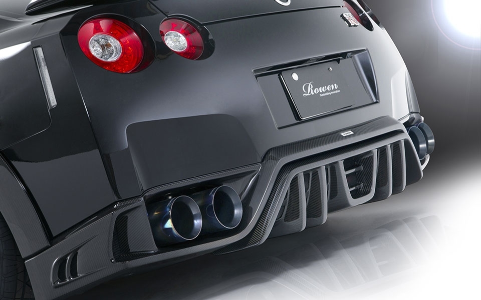 Tommy Kaira Rear Under Spoiler, Carbon Fiber V3 - Nissan GT-R 09-16 R35