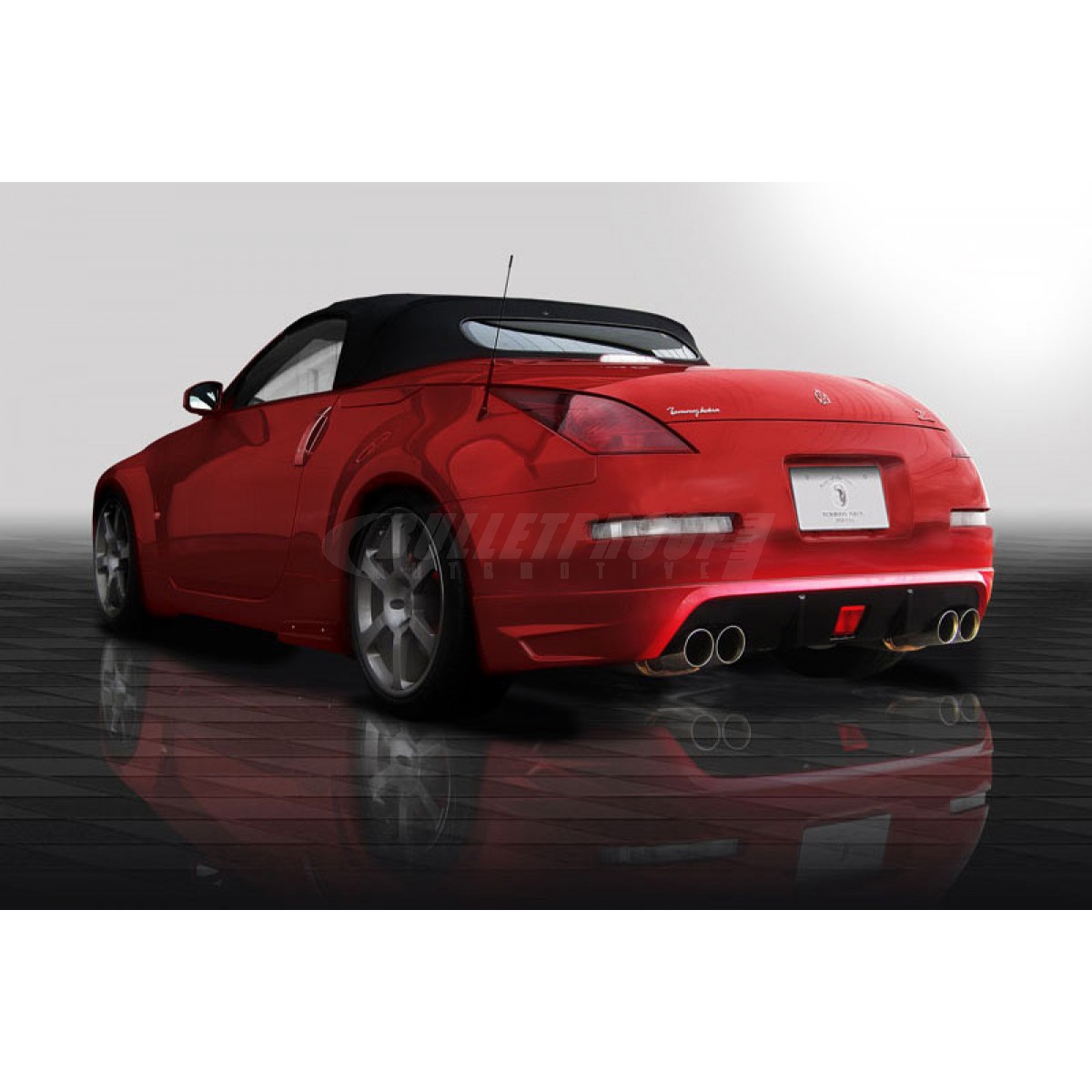 Tommy Kaira 2N009P00-NC Rear Under Spoiling, No Coating - Nissan 350Z 03-08 Z33