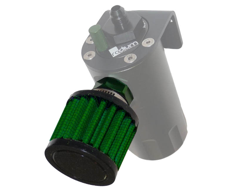 Radium Engineering 20-0050 Barb Fitting Adapter w/ Air Filter