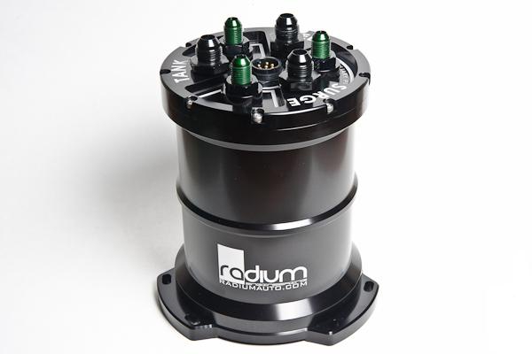 Radium Engineering 20-0080-00 Dual Deatschwerks DW300 Pumps Fuel Surge Tank (Pumps Not Incl)