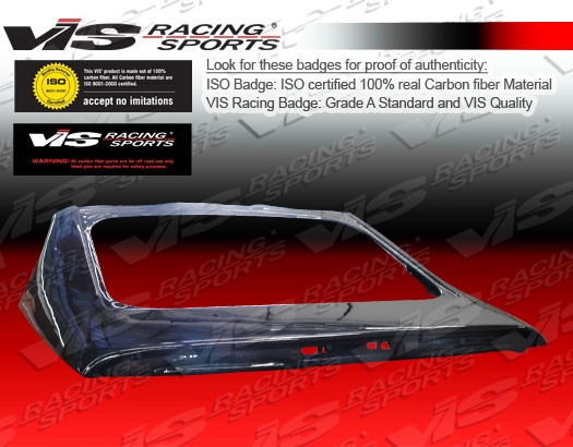 Vis Racing Carbon Fiber Rear Hatch Trunk Coupe Nissan 300zx Z32 90ns300hboe 020c Concept Z Performance