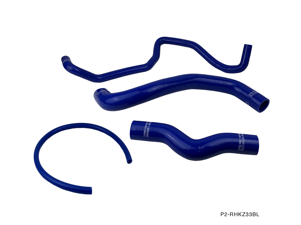 P2M Silicone Radiator Hose Kit, Blue VQ35DE - Nissan 350Z / Infiniti G35