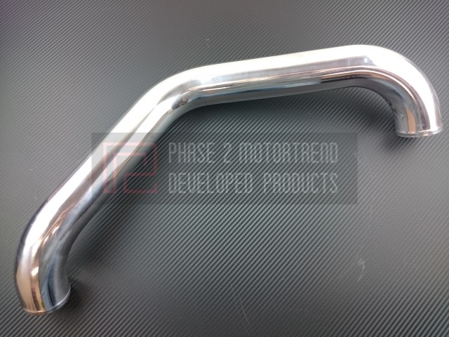 P2M P2-HPT13225-CCR Polished Aluminum Hot Pipe, 2.25" Non Flanged - Nissan 240SX S13 SR20DET