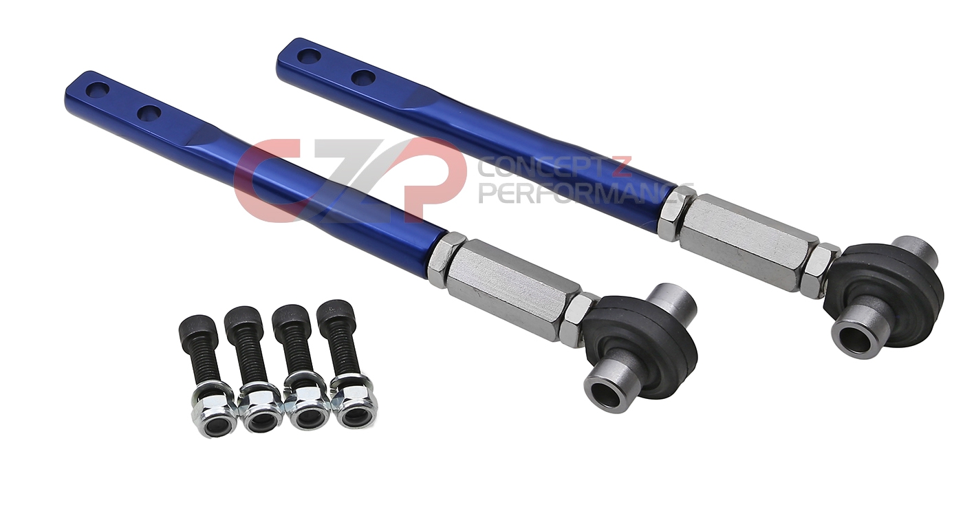 P2M Front Adjustable Tension Rods w/ Offset Spacers - Nissan 240SX S13 / 300ZX Z32