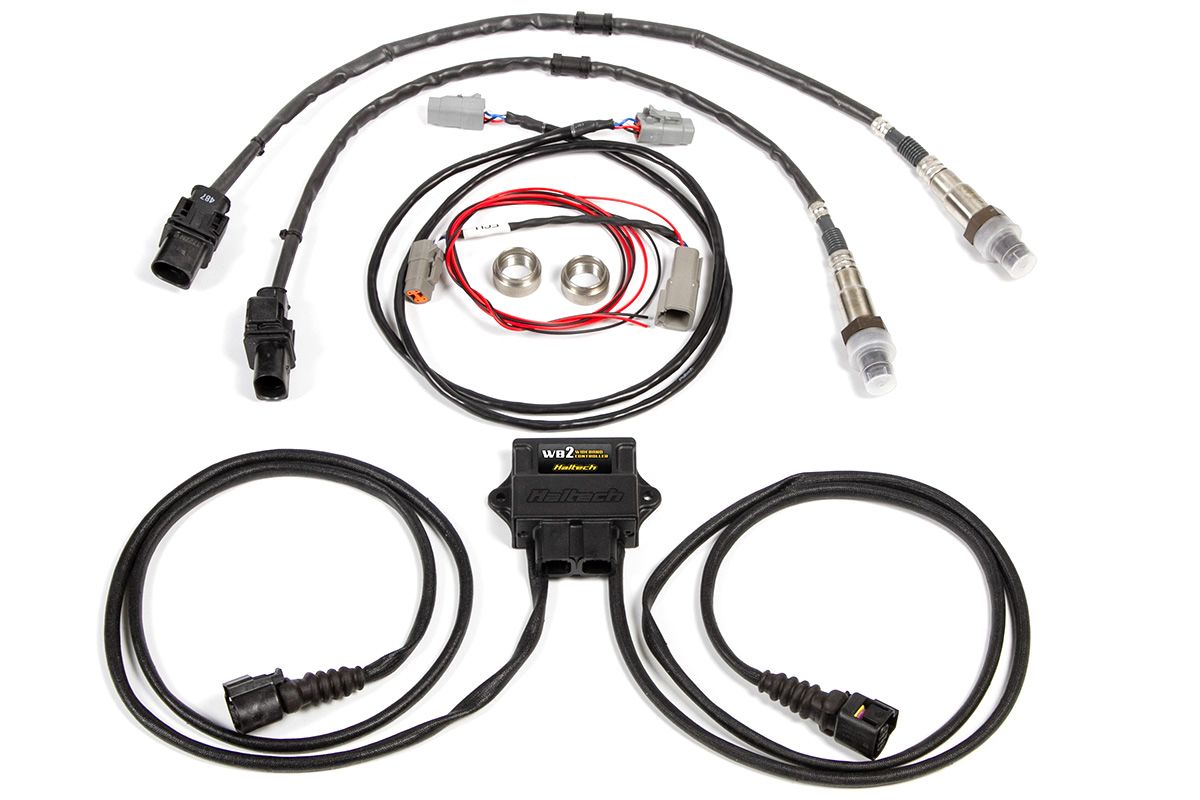 Haltech WB2 Dual Channel Wideband CAN Complete Kit