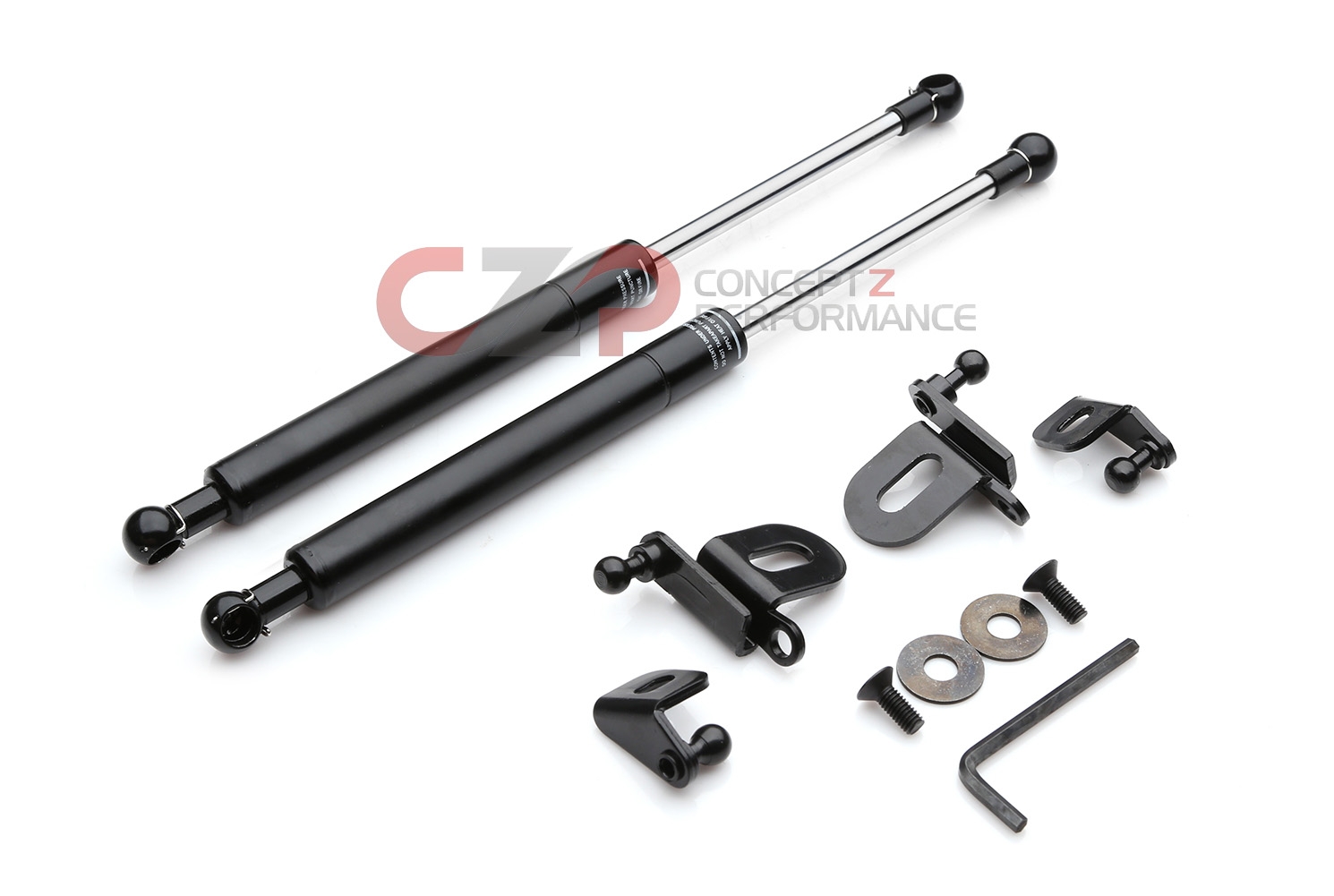 NRG Hood Bonnet Damper Kit Carbon Fiber CF For 03-08 Nissan 350Z Z33 & 03-07 G35 