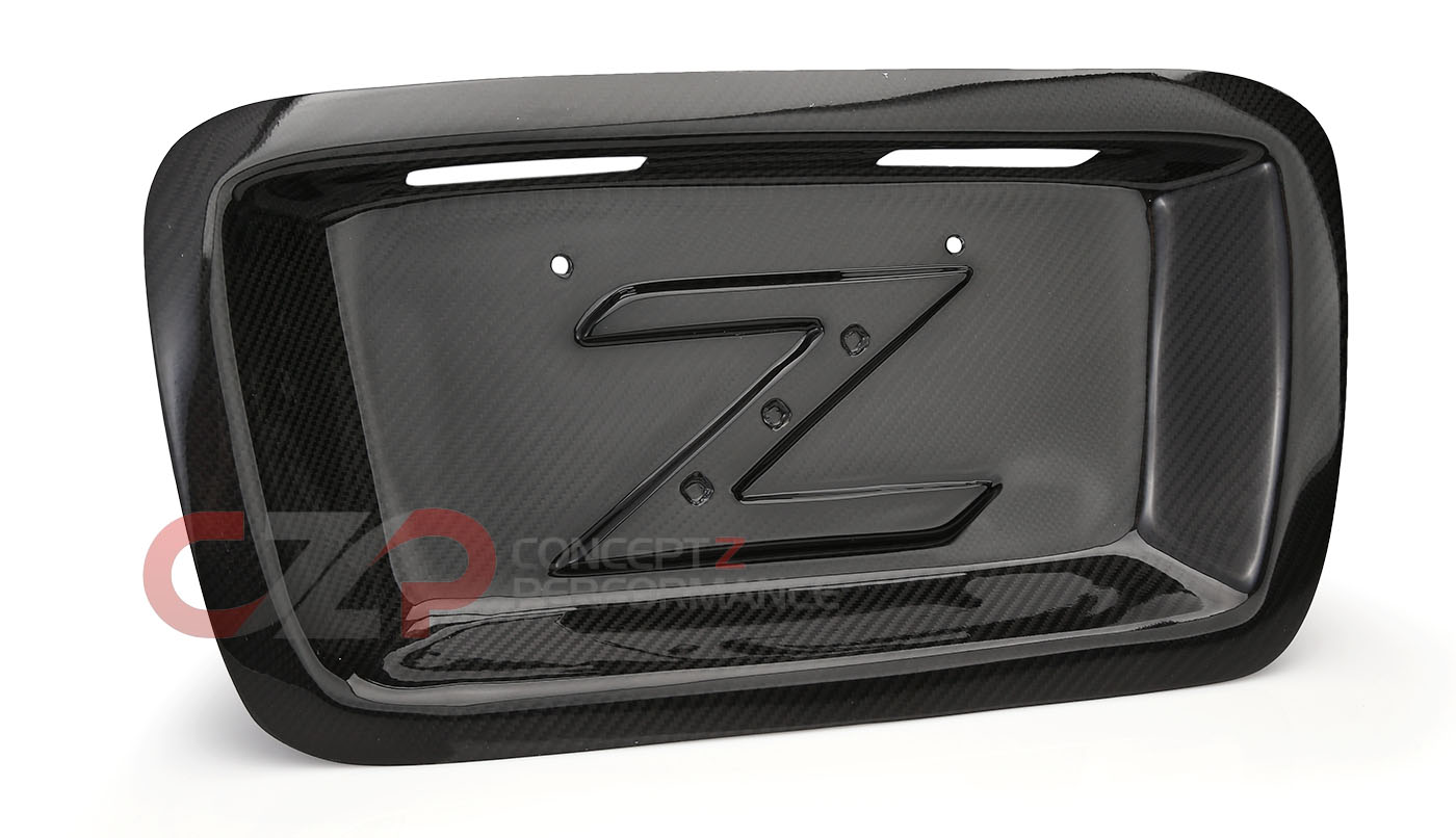 APR Performance CBX-350LIC License Plate Frame, Carbon Fiber - Nissan 350Z 03-08 Z33