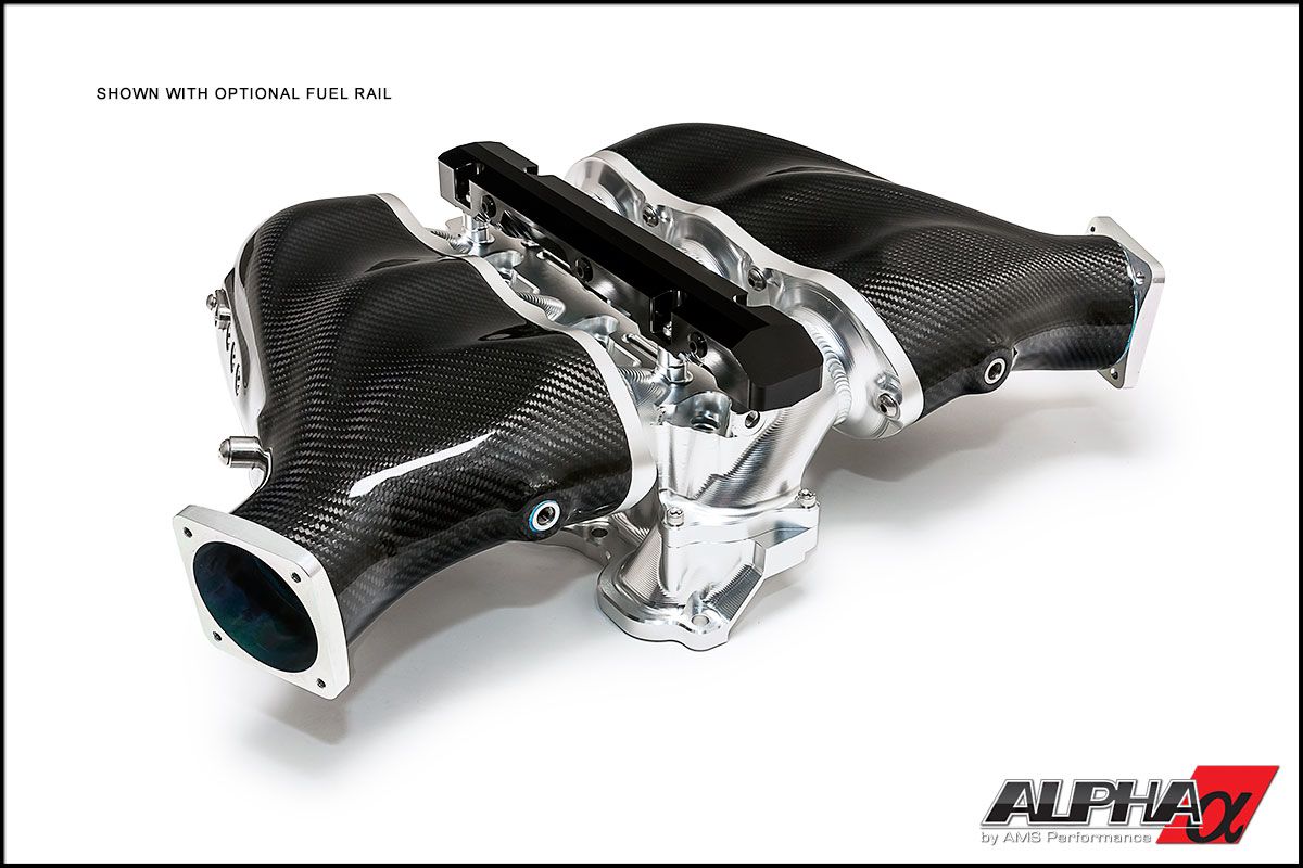 AMS Alpha Performance Carbon Fiber Intake Manifold - Nissan GT-R R35