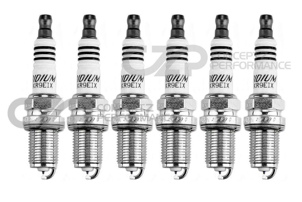 NGK Iridium Spark Plug 6 Pack Set, Heat Range #9, 2669 BKR9EIX - Nissan 300ZX Z32