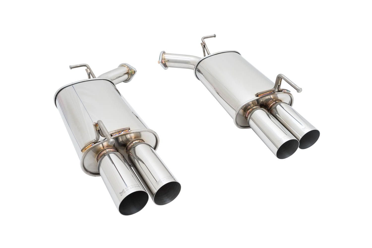 Megan Racing Axle Back Stainless Steel Exhaust System - Infiniti M35 & M45 06-10 RWD/AWD Y50