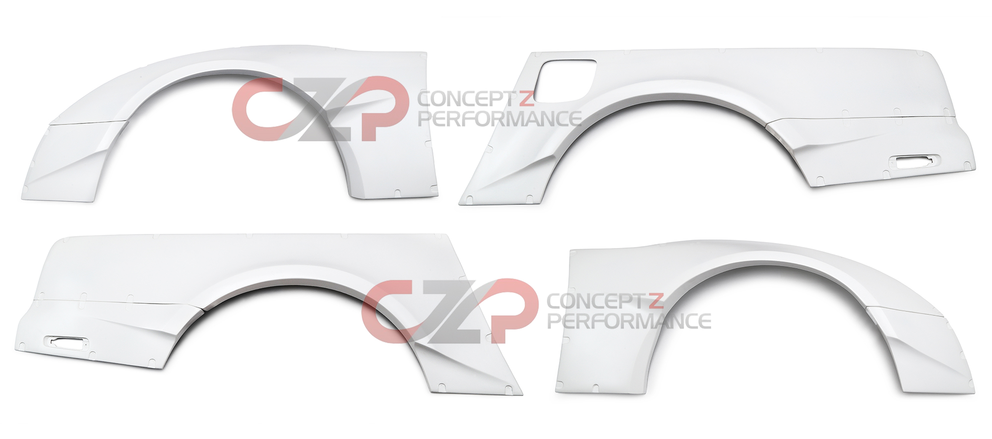 CZP / ZERO Front + Rear Widebody Overfender Kit - Nissan 300ZX Z32 Coupe