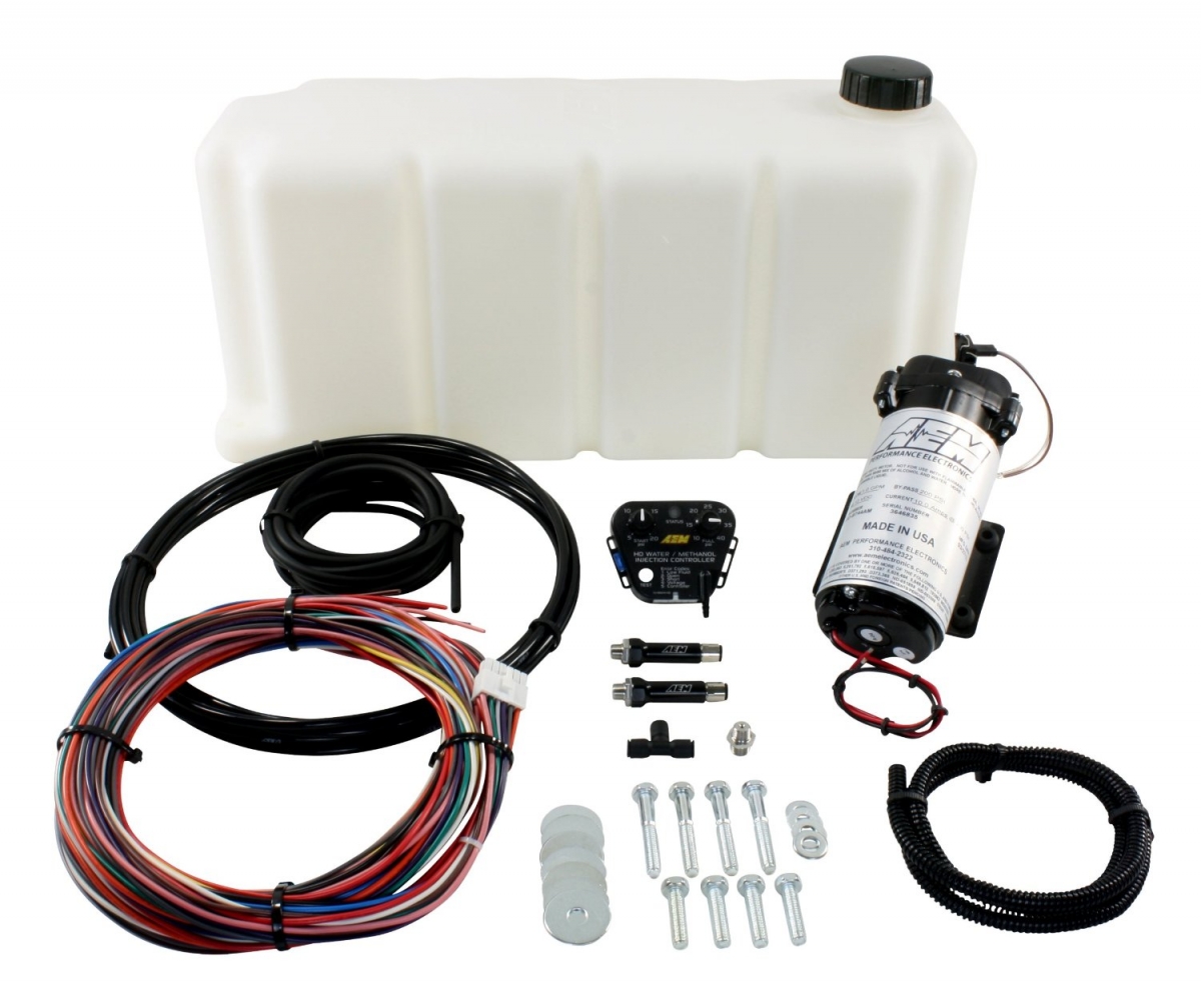 AEM Diesel Water / Methanol Injection Kit V2 (up to 40psi) w/ 5 Gallon Tank