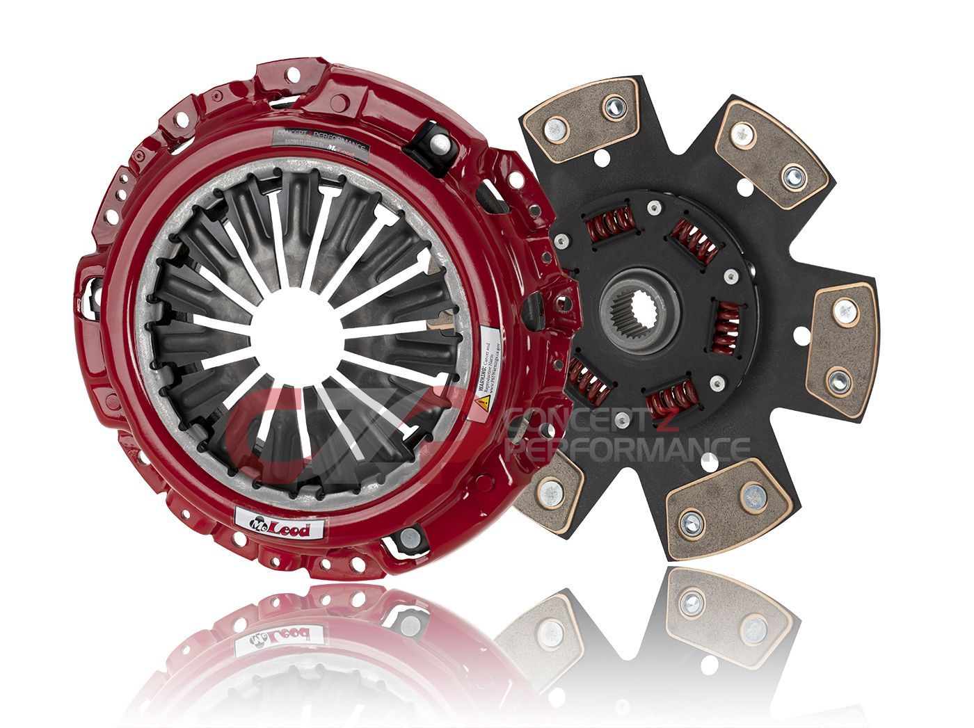 McLeod Racing Stage 2 Supremacy Street Power 6-Puck Carbotic Clutch Kit - Nissan 350Z 03-06 Z33