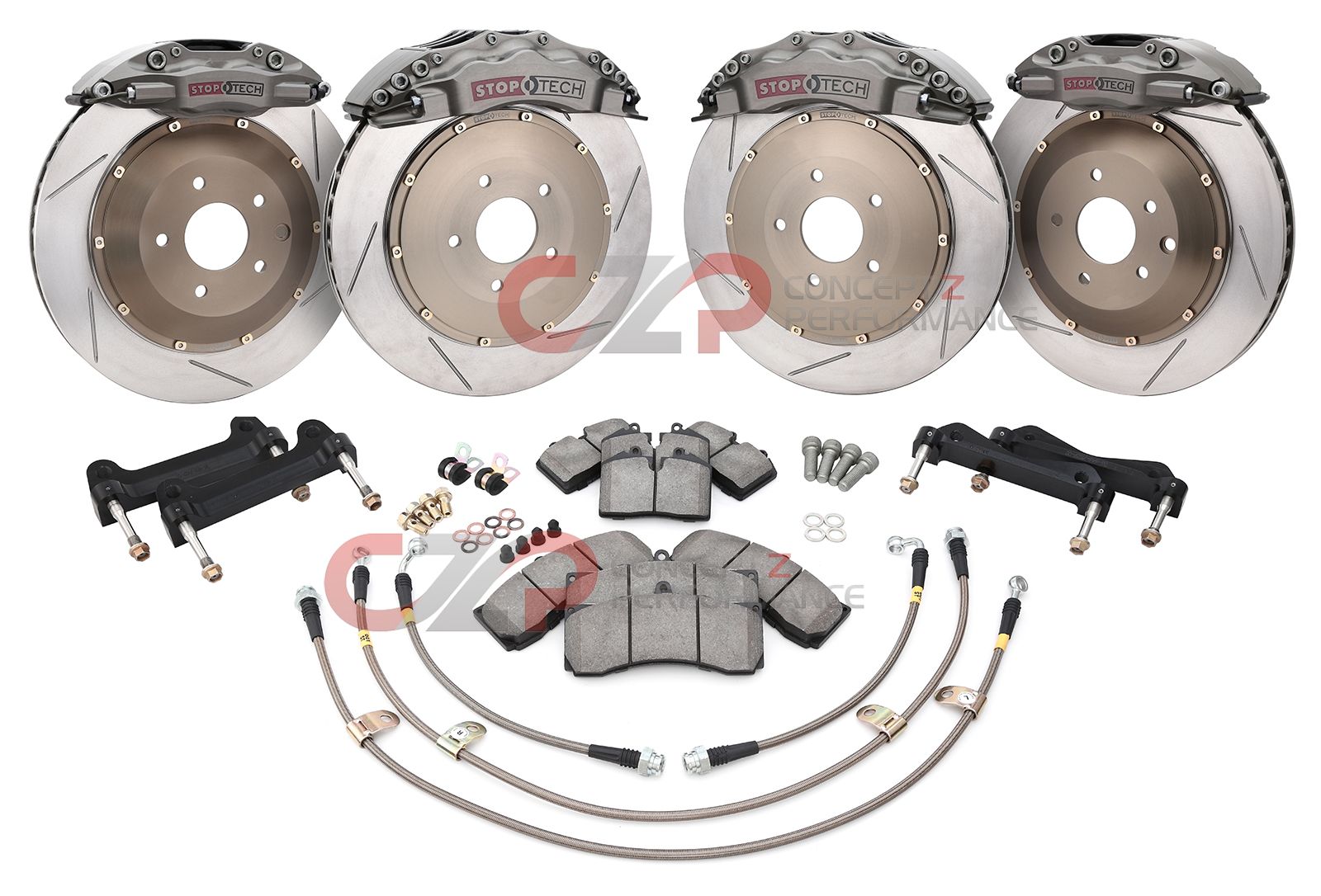 Stoptech Complete 355mm Trophy Sport Big Brake Kit - Nissan 350Z 03-08 Z33