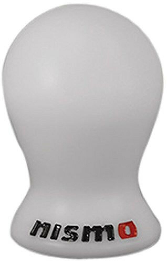 Nismo Duracon Ball Shift Knob, White C2865-1EA04-US Universal 