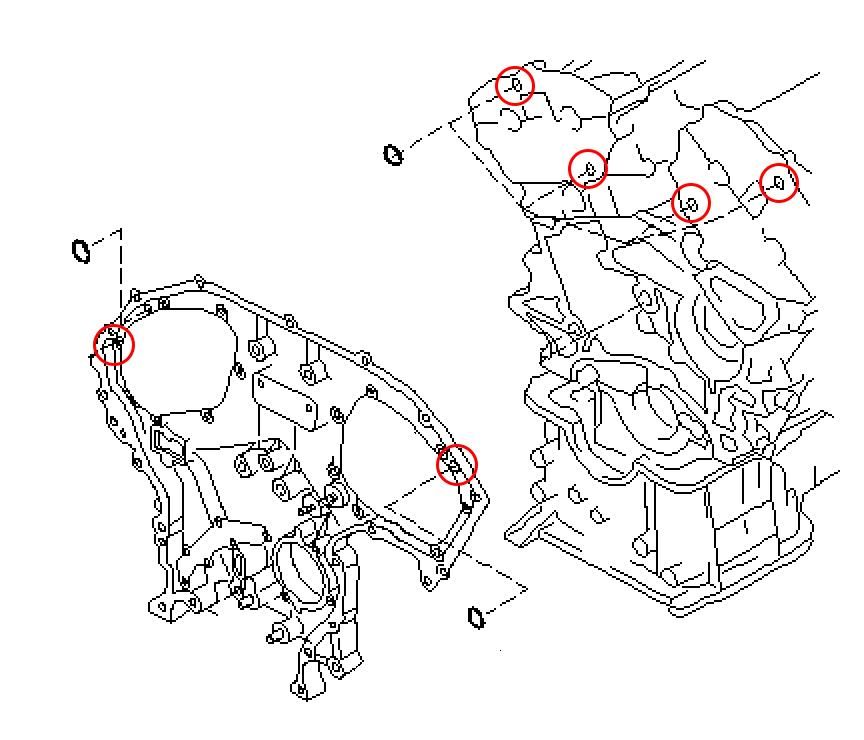 Nissan / Infiniti Infiniti OEM / CZP Timing Chain Cover Gasket/O