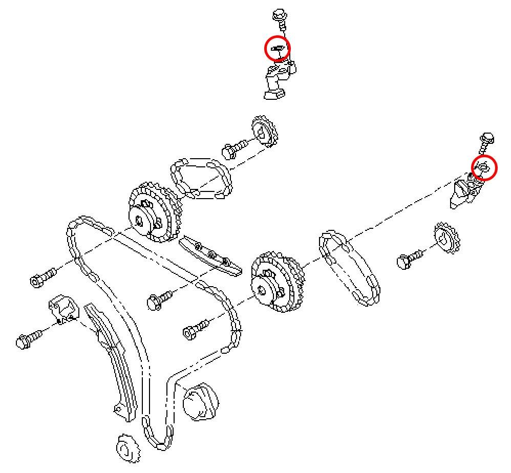 Nissan / Infiniti Infiniti OEM / CZP Timing Chain Cover Gasket/O