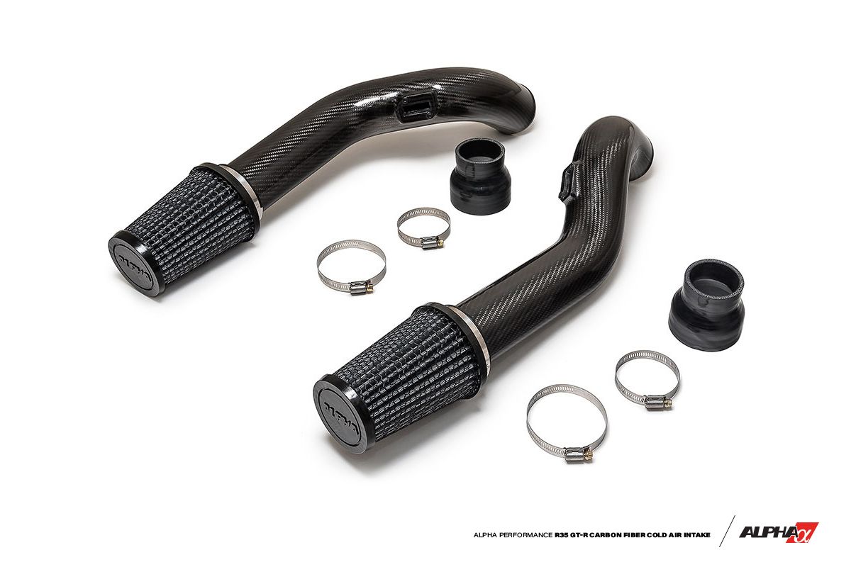 AMS ALPHA Carbon Fiber Cold Air Intake Kit - Nissan GT-R 09+ R35
