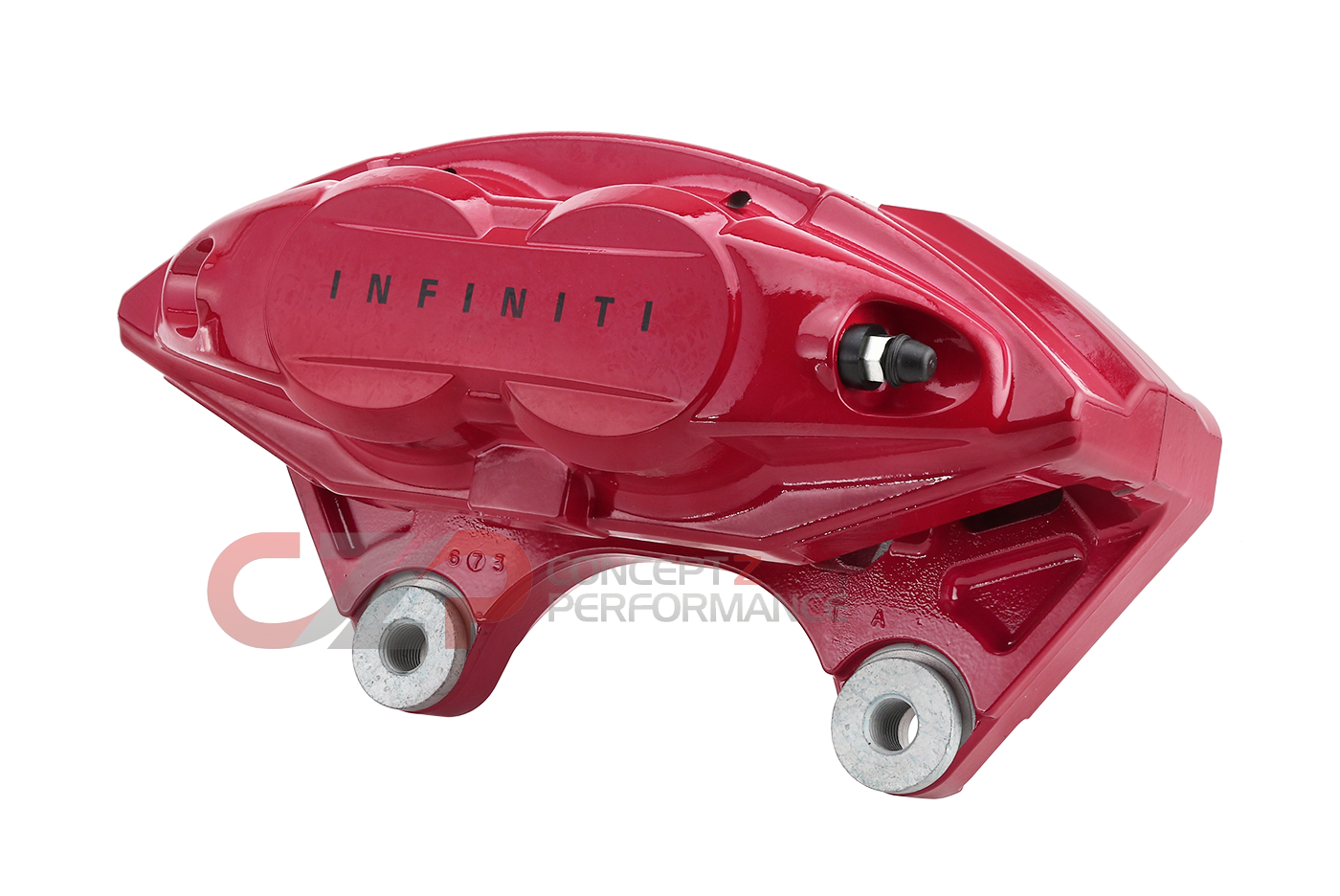 Infiniti OEM Red Sport Akebono Brake Caliper Assembly, Front LH - Infiniti Q60 17+ CV37