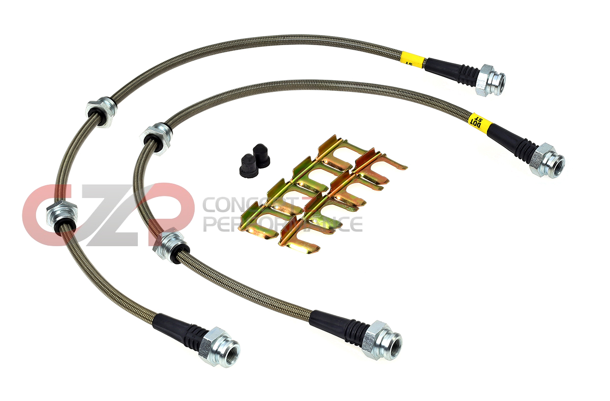 Stoptech Stainless Steel Brake Lines Front - Nissan 300ZX Z32