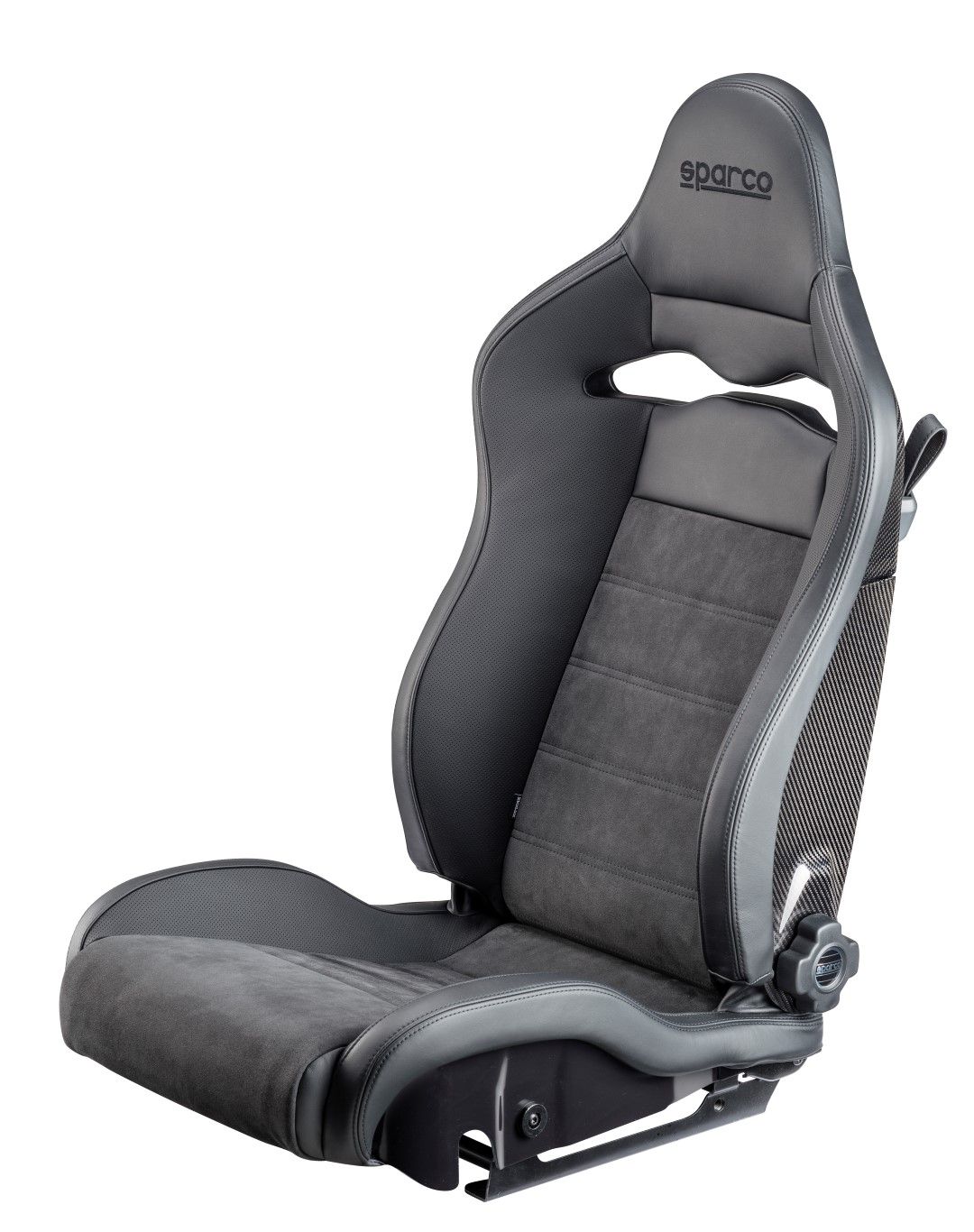 Sparco Carbon Fiber Reclining Seat SPX Leather / Alcantara Black