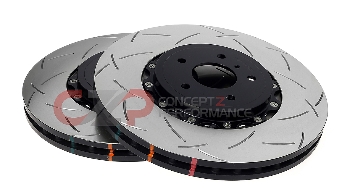 DBA 5000 T3 Series 2 Piece Slotted Rotor Set, Front 324x30mm, Spec-V w/ Brembo Calipers - Nissan Skyline GT-R 8/93-94 R32, 95-7/98 R33, 99-02 R34