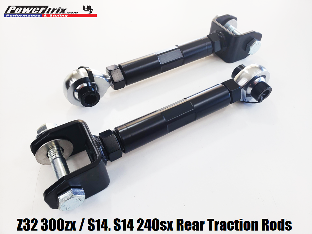Powertrix Adjustable Rear Traction Rods - Nissan 300ZX Z32