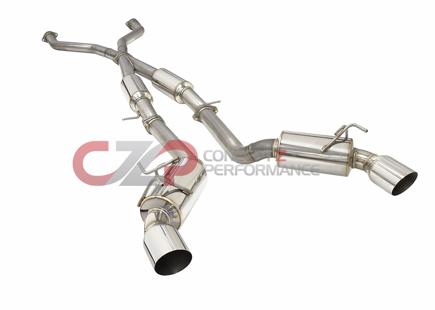 Greddy EVOlution GT 2.5" to 3" Stainless Steel Dual Catback Exhaust - Nissan 370Z Z34 - IN STOCK!!!