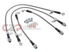 NIS-1335YE Yellow Techna-Fit Brake Line Kit for 6/2002-2008 NISSAN 350 ZX/Brembo Sport Suspension 