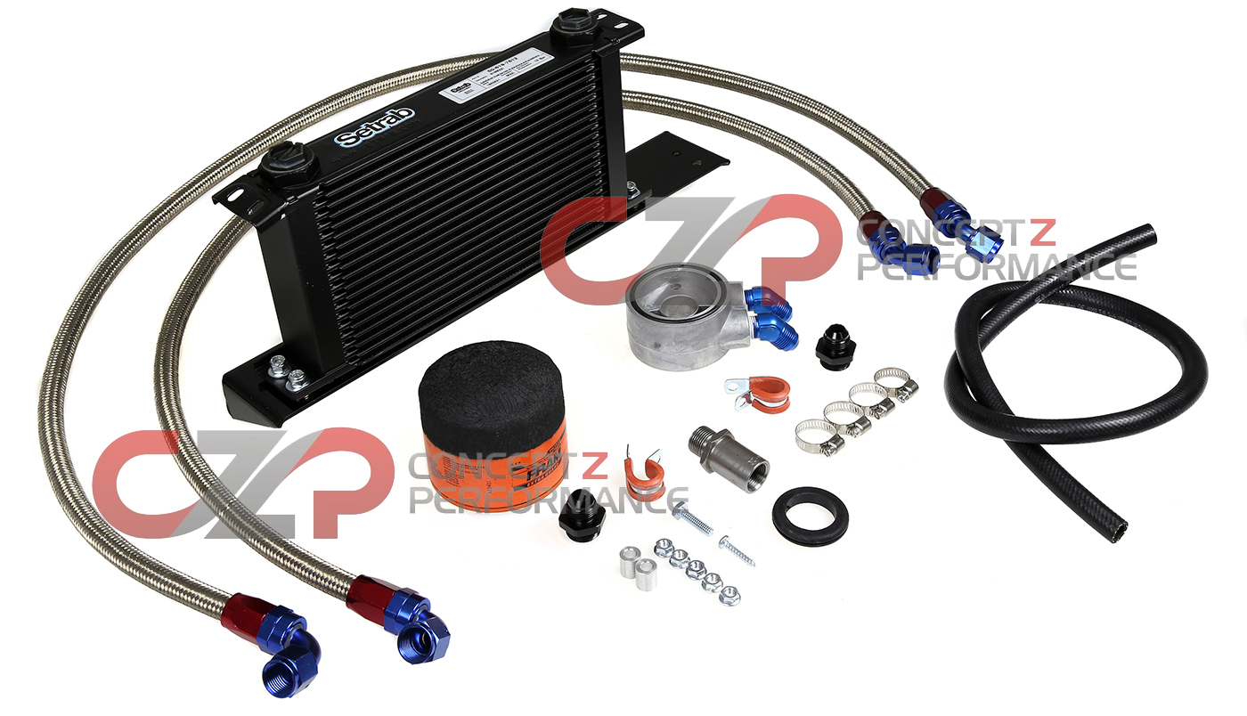 Stillen Engine Oil Cooler Kit w/ 19 Row Setrab Core - Nissan 370Z / Infiniti G35 G37 Q40 Q60