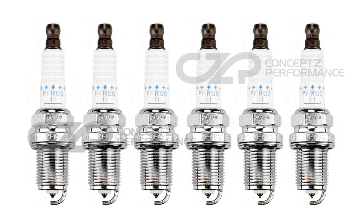 NGK OEM Spark Plugs, PFR6G-11, 6 Pack - Nissan 300ZX Non-Turbo 90-96 Z32