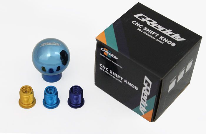 Greddy Anodized Blue Ball Type Shift Knob, 45mm Dia.