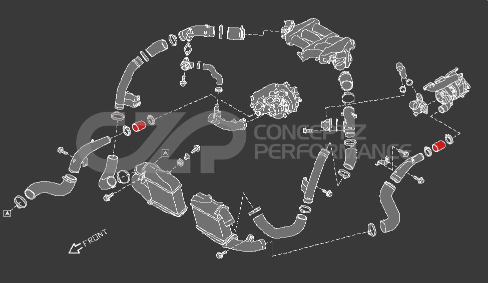 Nissan OEM Turbo Outlet Coupler LH/RH - Nissan GT-R R35