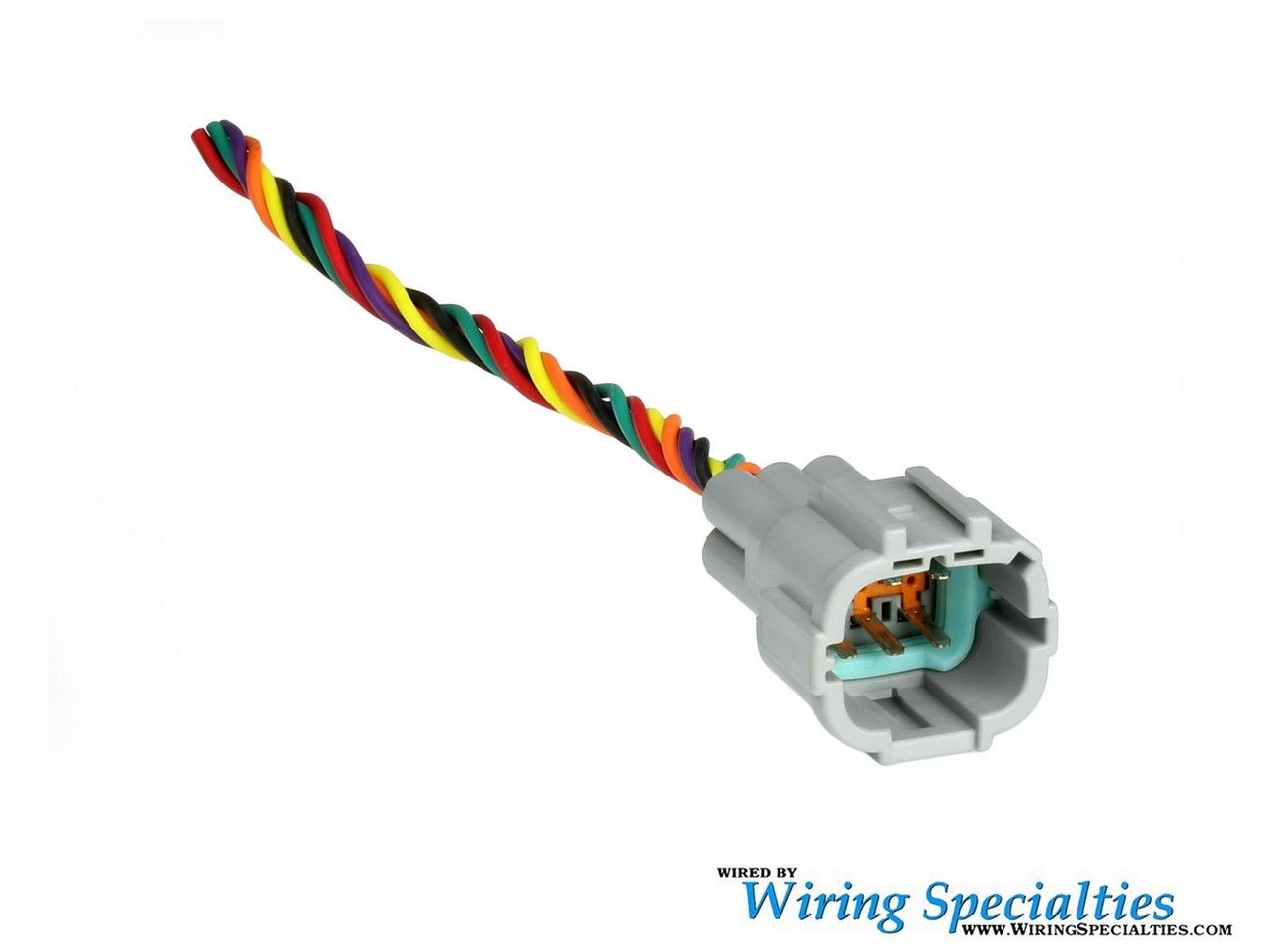 Wiring Specialties Halogen Headlight Connector w/ Pigtails, 6 Pin Male - Nissan 350Z 03-05 Z33