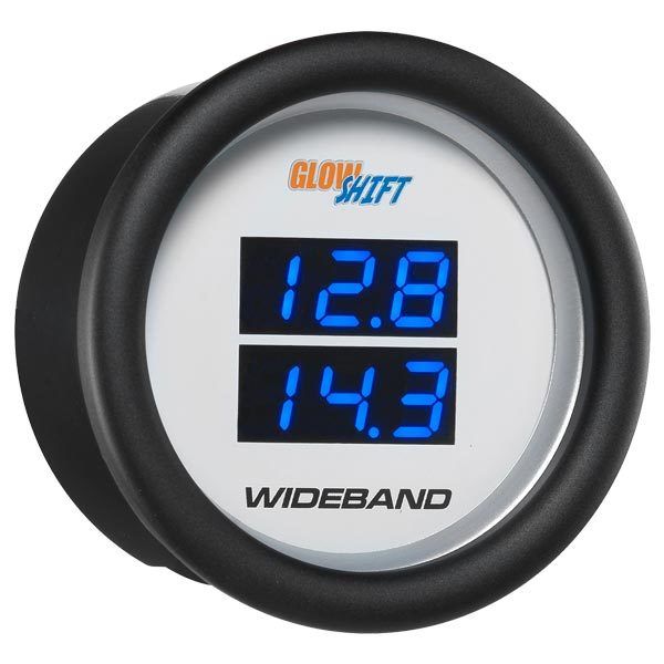 GlowShift White 7 Series Dual Digital Wideband Air/Fuel Ratio