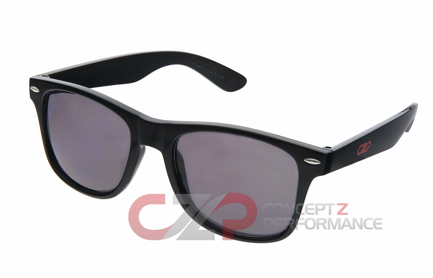 CZP Sunglasses - Black w/ Red Logo