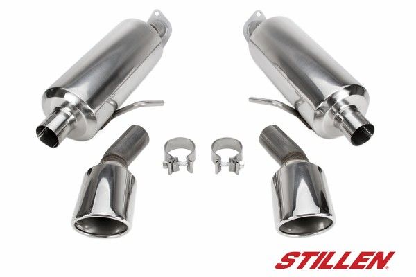 Stillen Stainless Steel Axle-Back Exhaust System w/ Dual Wall Tips - Infiniti Q50 2.0T V37