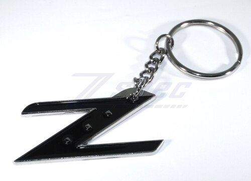 ZSpec "Z-Logo" Key-Chain 350Z Style, Black & Chrome Finish