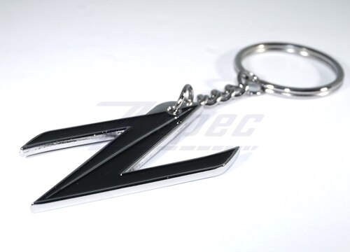 ZSpec "Z-Logo" Key-Chain 370Z Style, Black & Chrome Finish