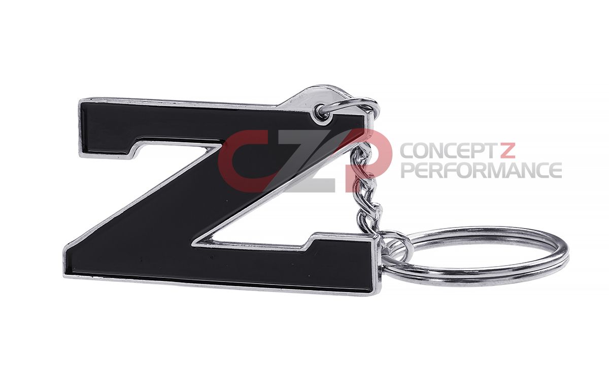 ZSpec "Z-Logo" Key-Chain 300ZX Z31 Style, Black & Chrome Finish
