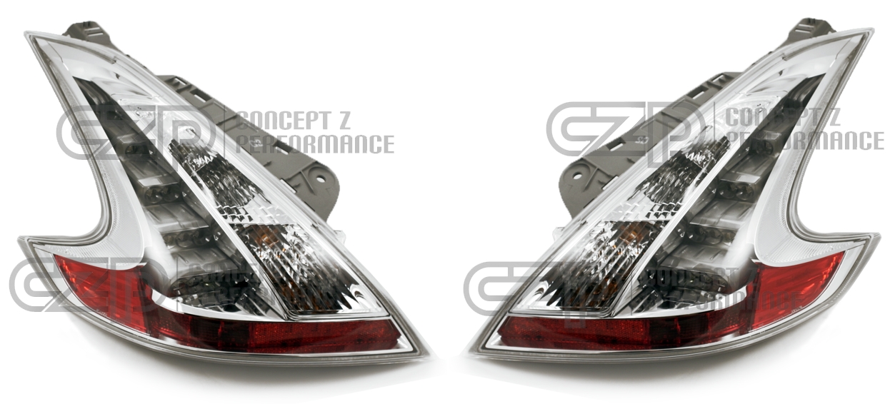 Nissan JDM Clear Tail Lights - Nissan 370Z Z34