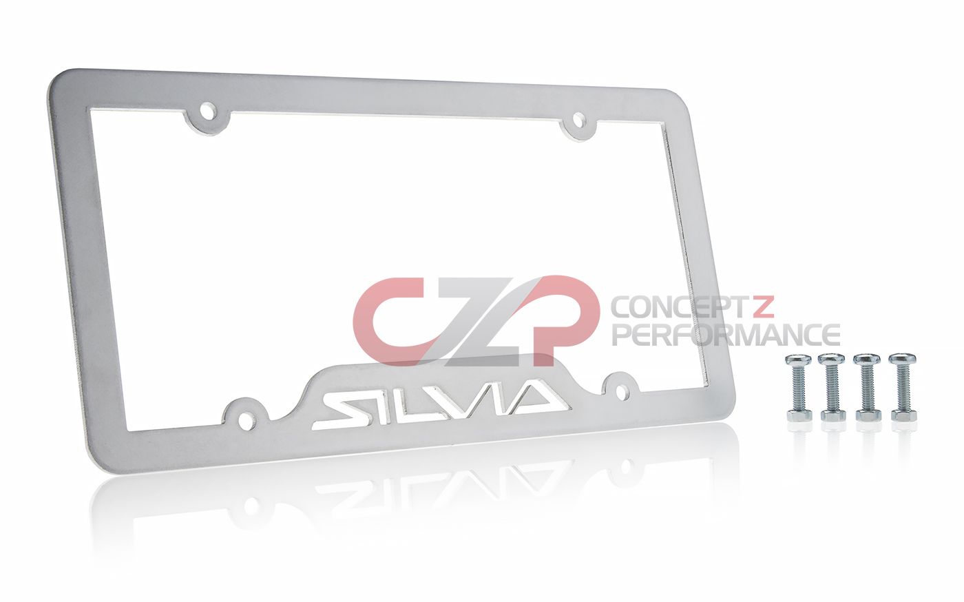 Infamouz Custom Designz License Plate Frame Cover, Silvia Logo