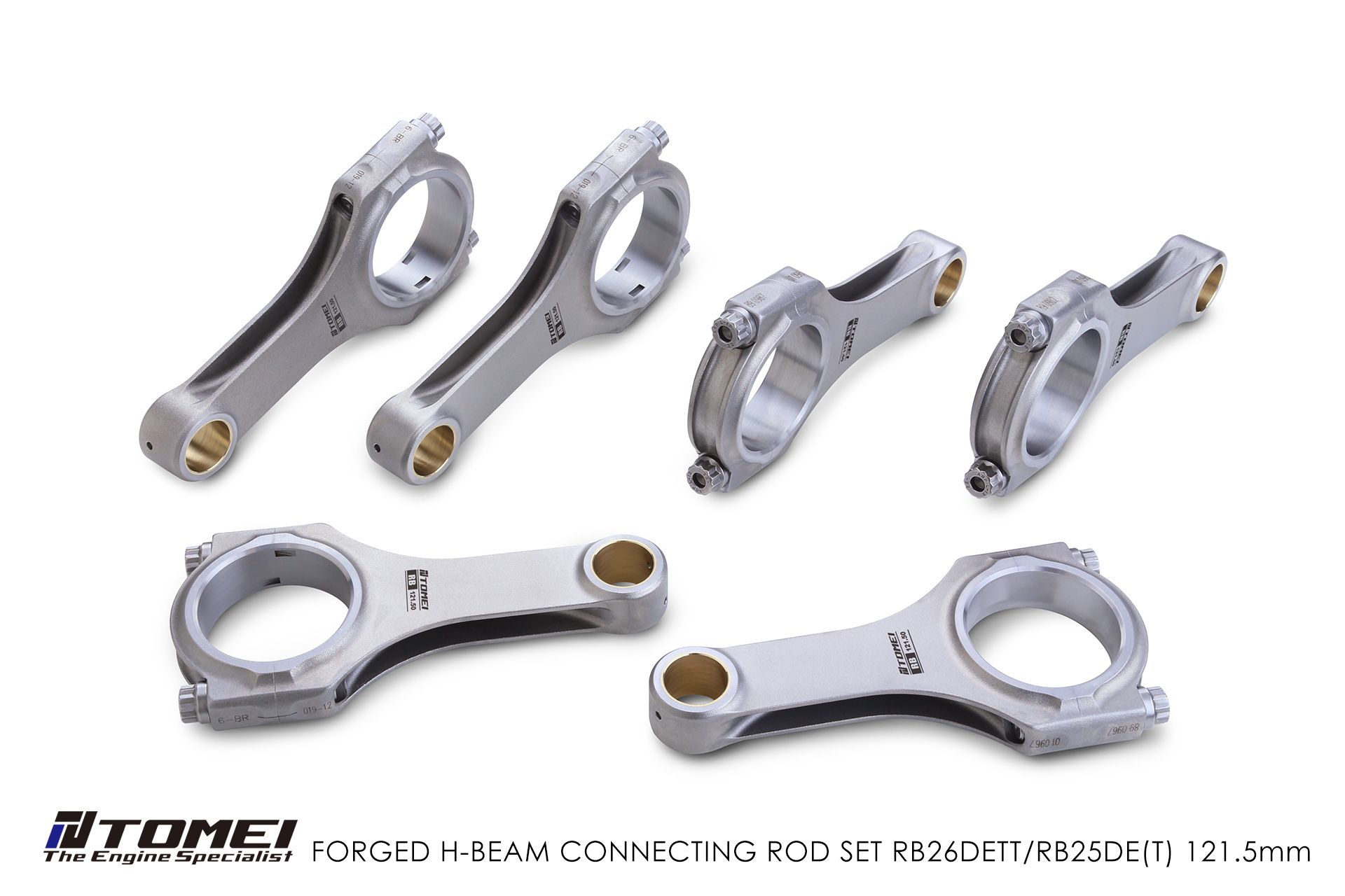 Tomei Forged H-Beam Connecting Rods 121.5mm RB25DET RB26DETT - Nissan Skyline R32 R33 R34