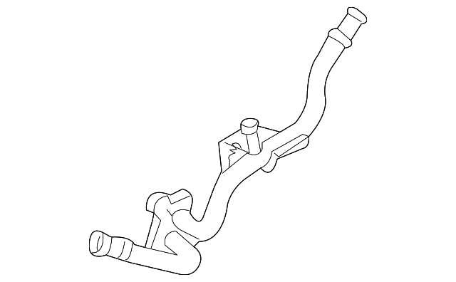 Nissan OEM 350Z 370Z LH Coolant Pipe Assembly - 07-08 Z33, 09-12 Z34